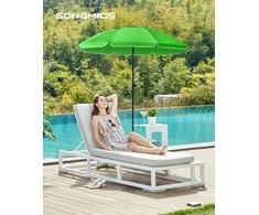 Songmics Sodo skėtis Ø 200 cm sulankstomas