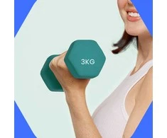 SONGMICS hanteliai, 2 vnt. rinkinys, 2 x 3kg