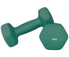 SONGMICS hanteliai, 2 vnt. rinkinys, 4kg, jėgos treniruotės, namuose, biure, sporto salėje, juodi