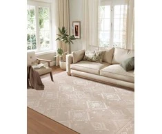 Songmics Kilimas 200x290 cm cappuccino spalvos