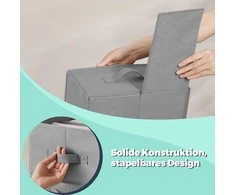 SONGMICS spintos organizatorius, 4 vnt. rinkinys, sulankstomas stalčių organizatorius su 6 skyreliais