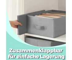 SONGMICS spintos organizatorius, 4 vnt. rinkinys, sulankstomas stalčių organizatorius su 6 skyreliais