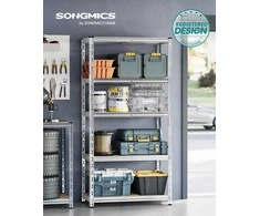 Songmics Lentyna su reguliuojamomis lentynomis, 50x100x200 cm