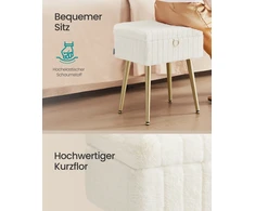 Home Styling Collection Kėdė su dėže ir paminkštinimu