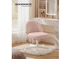 Songmics Krėslas rožinės spalvos
