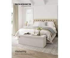 Suoliukas su daiktadėže iš aksomo 38 x 110 x 38 cm
