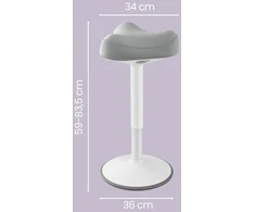 Taburetė, pasukama 360°, stovimoji taburetė