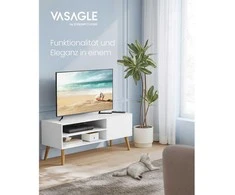 TV staliukas TV spintelė su 1 durimis 40 x 120 x 49 cm balta
