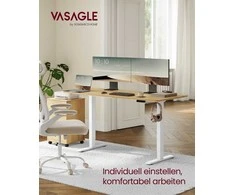VASAGLE Elektra reguliuojamo aukščio stalas be stalviršio