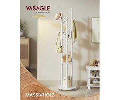 Goodhome Drabužių kabykla su kabliukais ir lentynomis