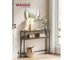 Vasagle Konsolinis staliukas su 2 lentynomis 20 x 100 x 80 cm