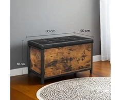 Songmics Pufas VASAGLE 80x40x50 cm