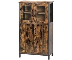 Songmics Virtuvės spintelė VASAGLE su reguliuojamomis lentynomis 60x30x108 cm