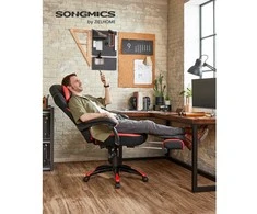 Songmics Pramoninis rašomasis stalas 100 x 50 cm, taupantis erdvę