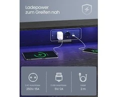 Žaidimų stalas su LED apšvietimu