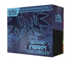 Pokemon Phantasmal Flames Elite Trainer case trading card game Latino