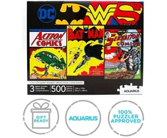 Dėlionė Aquarius DC Comics 3 puzzles set 500pcs