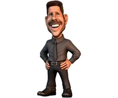 Atletico de Madrid Cholo Simeone Minix figure 7cm