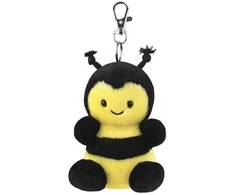 Aurora Palm Pals Bee plush keychain 10cm