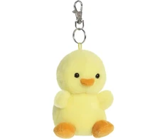 AURORA PALM PALS Pliušinis raktų pakabukas - viščiukas, 10 cm