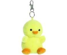 Aurora Palm Pals Chick plush keychain 10cm
