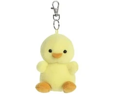 Aurora Palm Pals Chick plush keychain 10cm