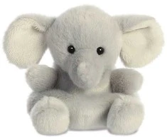 AURORA PALM PALS Pliušinis dramblys, 13 cm