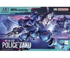 Bandai Gunpla Police Zaku MS-06-SSP 1/144 plastikinis modelis