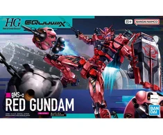 Bandai HGGQ Raudona Gundam 1/144 plastikinis Gunpla rinkinys