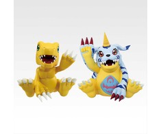 Banpresto Digimon Adventure Clash of Light and Darkness Agumon &amp; Gabumon Ichibansho figure 7cm