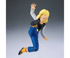 Banpresto Dragon Ball Z Match Makers Android 18 &amp; Mr. Satan set 2 figures 11-8cm
