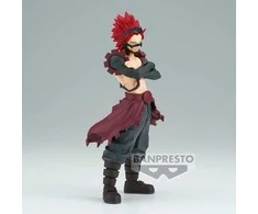 Banpresto My Hero Academia Age of Heroes Eijiro Kirishima Raudona Riot figure 16cm