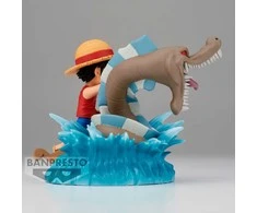 Banpresto One Piece Log Stories Monkey D Luffy vs Local Sea figure 7cm