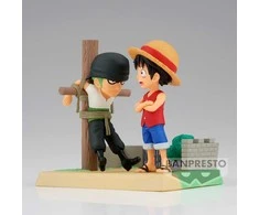 Banpresto One Piece Log Stories Monkey D Luffy &amp; Roronoa Zoro figure 7cm