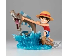 Banpresto One Piece Log Stories Monkey D Luffy vs Local Sea figure 7cm