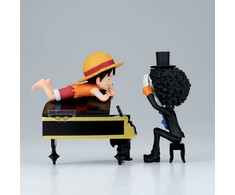 „Banpresto“ – „One Piece“ – Beždžionė D. Luffy ir Brook (kolekcinės figūrėlės iš „Log Stories“)