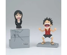 Banpresto One Piece Luffy &amp; Nico Robin World Collectable figure 10cm