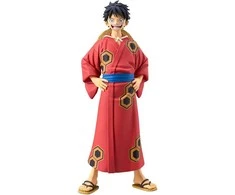 Banpresto One Piece The Grandline Series Wanokuni Yukata Monkey D Luffy figure 16cm