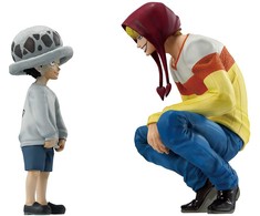 Banpresto One Piece The Unbreakable Law Trafalgar Law &amp; Corazon Ichibansho figures 11cm