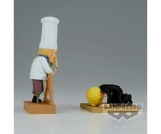 Banpresto One Piece WCF Log Series Sanji &amp; Zeff 2 world collectable figure 8cm