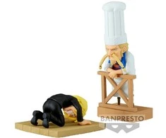 Banpresto One Piece WCF Log Series Sanji &amp; Zeff 2 world collectable figure 8cm