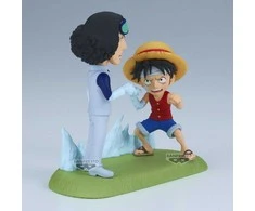 Banpresto One Piece World Collectable Figure Log Stories Monkey D. Luffy vs Kuzan 9cm