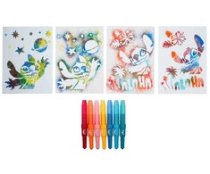 Canenco Stitch Rinkinys Pisaków SprayPen komplektas kreatywny Dmuchane Flamastry pisaki
