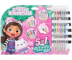Gabby’s Dollhouse - 5-in-1 Coloring &amp; Activity Set (GD24306)