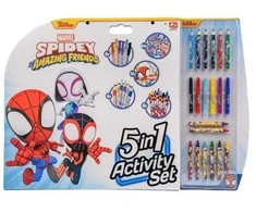 Kelioninis Disney Spidey ir jo nuostabūs draugai – 5 viename spalvinimo užduočių rinkinys (SP22306)