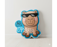 Capybara 3D cushion