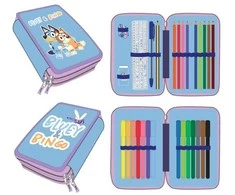 Cerdá "Bluey Bingo" užpildytas pieštukinės dėklas, 2 skyriai