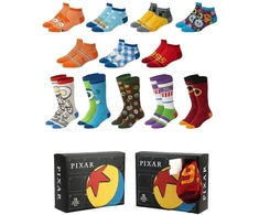 CERDÁ Disney Pixar assorted adult 12 socks set