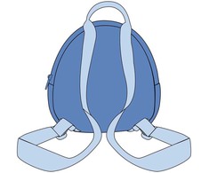 CERDÁ Disney Stitch backpack 20cm