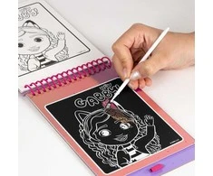 CERDÁ Gabbys Doll House scratch stationery set